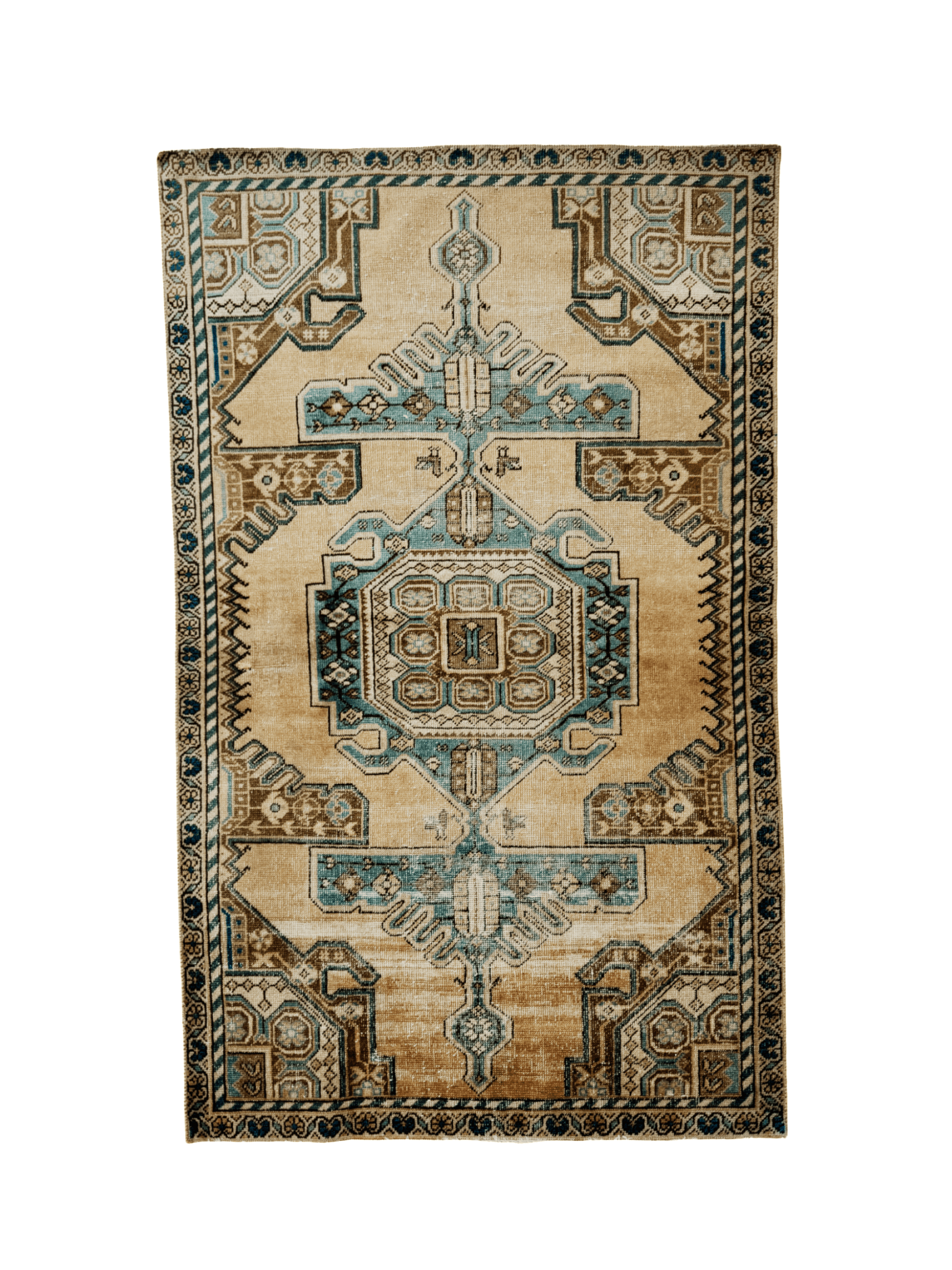 Vintage Hamadan Rug | 3' 11