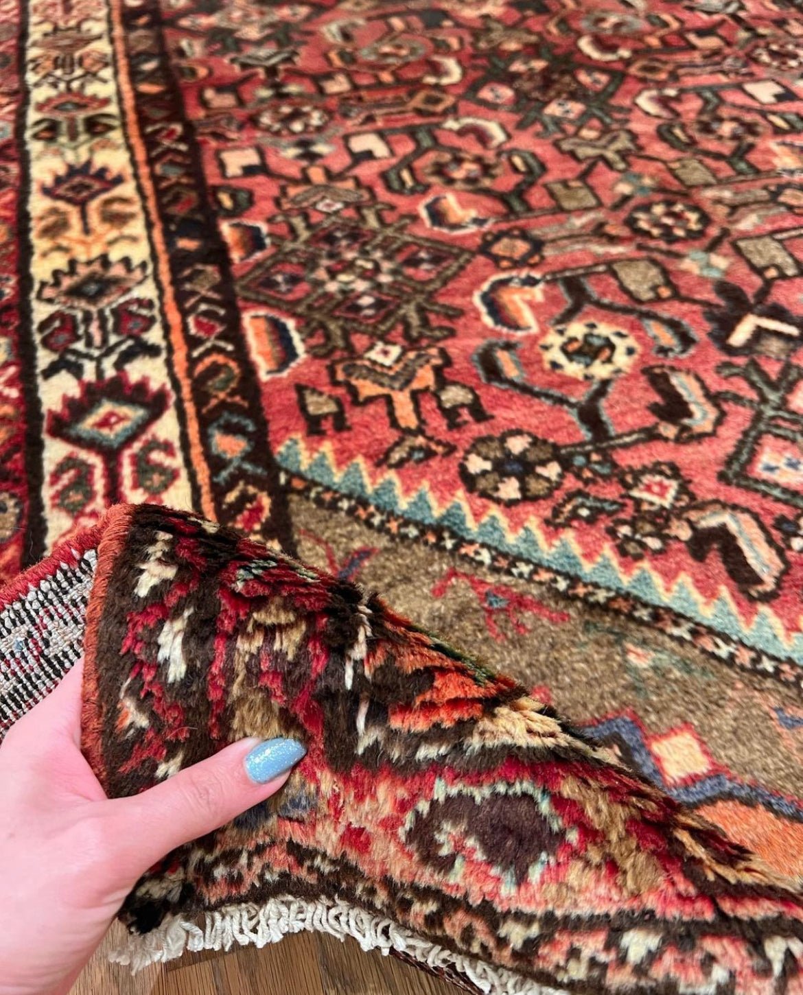 Vintage Hamadan Runner | 9' 8