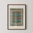 Vintage Islamic Art Print: Arabian Pattern by Emille Prisses D'Avennes