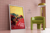 Vintage Italian Art Deco Posters: Florio, Cinzano & Fiat Racing Prints