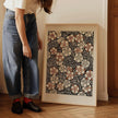 Vintage Japanese Botanical Art Print: Shin Bijutsukai Flower Pattern