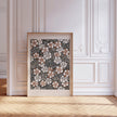 Vintage Japanese Botanical Art Print: Shin Bijutsukai Flower Pattern