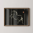 Vintage Japanese Horse Art Print: Wakyosai Giclee Fine Art