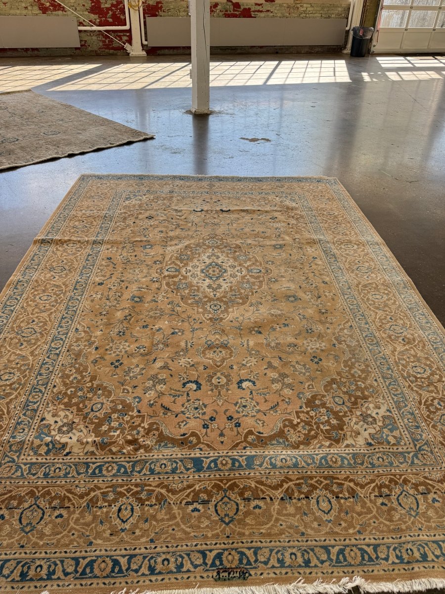 Vintage Kashan Rug | 7' 10