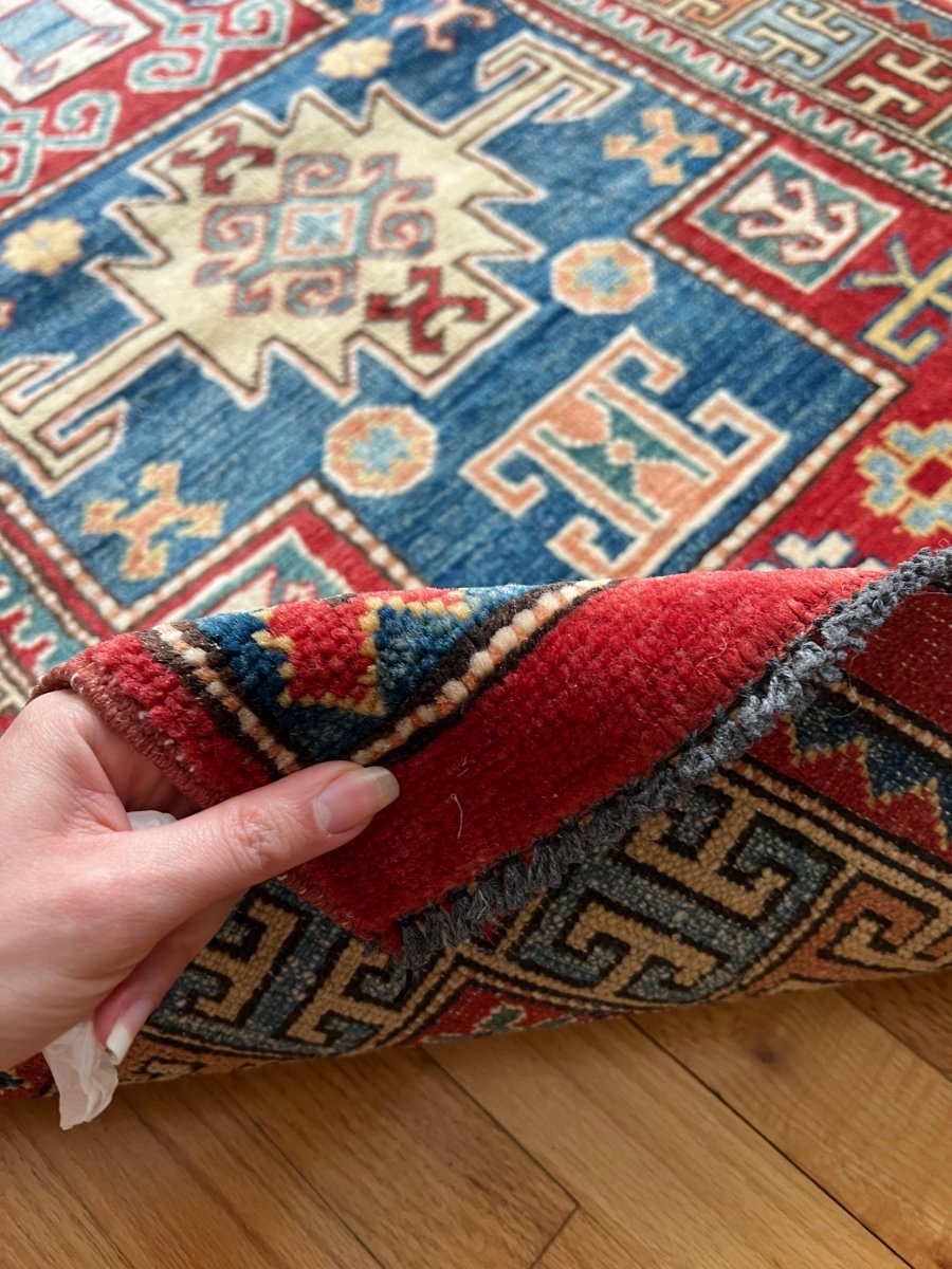 Vintage Kazak Runner | 9' 7