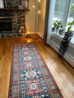 Vintage Kazak Runner | 9' 7