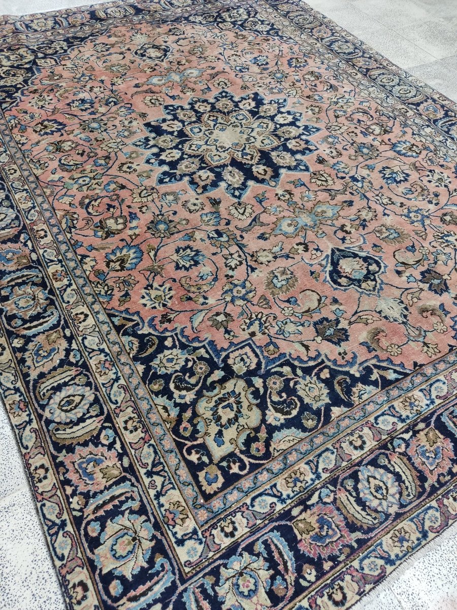 Vintage Mashad Rug | 7' 9