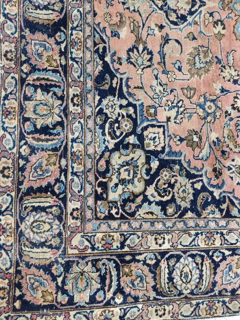 Vintage Mashad Rug | 7' 9