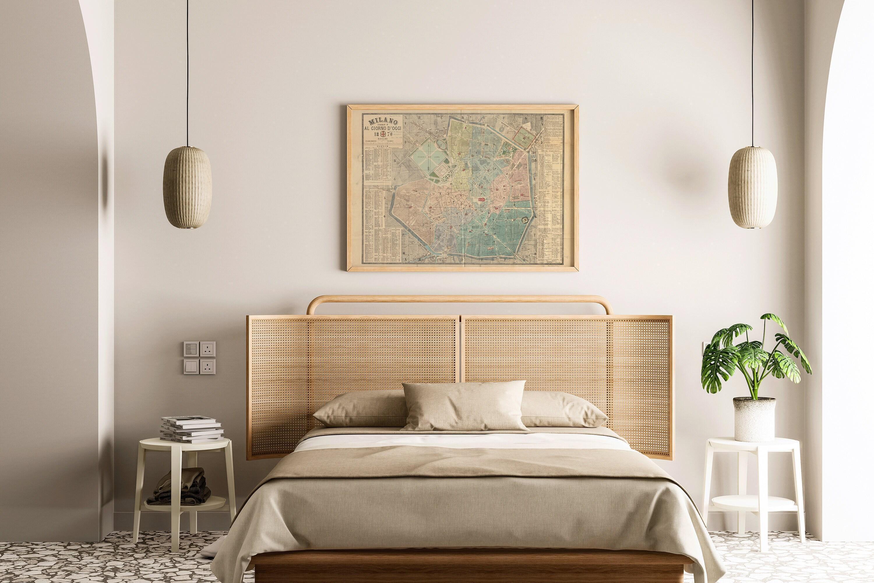 Vintage Milan Italy Map Print (available handframed or unframed)