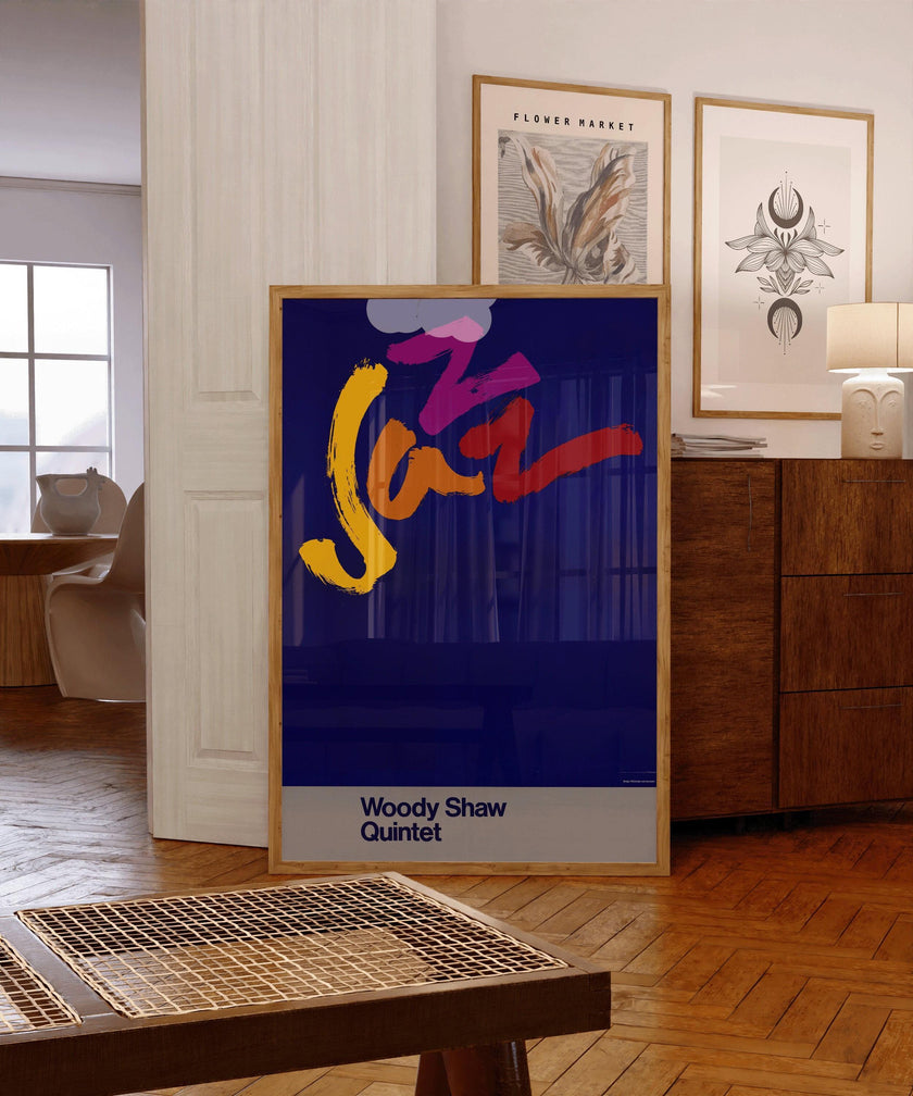Vintage Music Poster - Jazz (USIA/Woody Shaw Quartet) | Available handframed or unframed