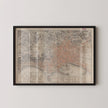 Vintage Naples Map Print (available handframed or unframed)