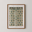 Vintage Persian Pattern Art Print: Islamic Middle-Eastern Design