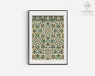 Vintage Persian Pattern Art Print: Islamic Middle-Eastern Design