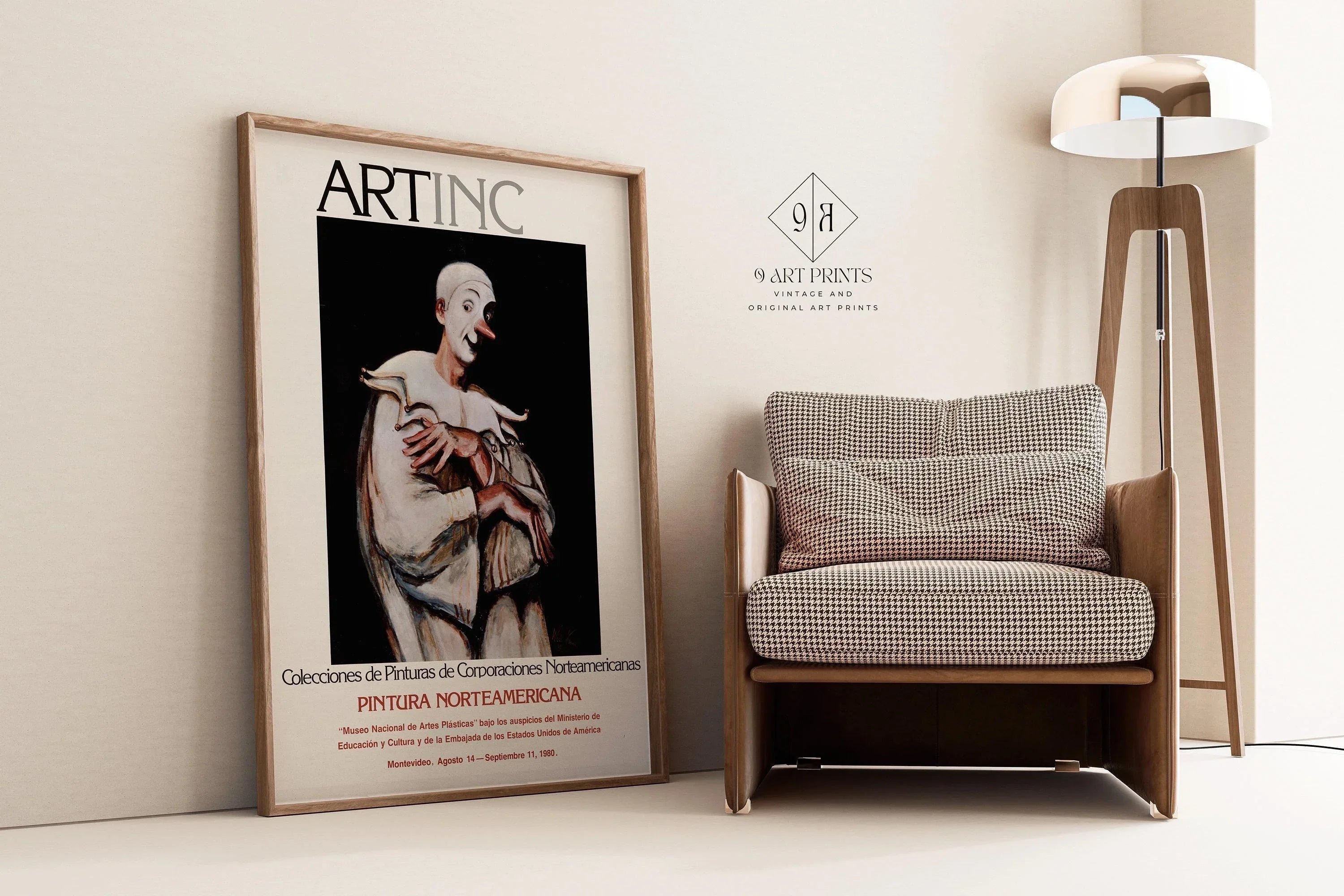 Vintage Poster - ART INC (USIA Poster in Spanish) | Available handframed or unframed