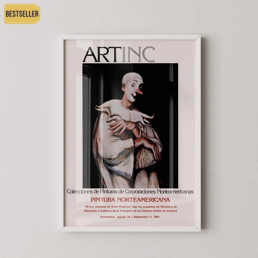 Vintage Poster - ART INC (USIA Poster in Spanish) | Available handframed or unframed