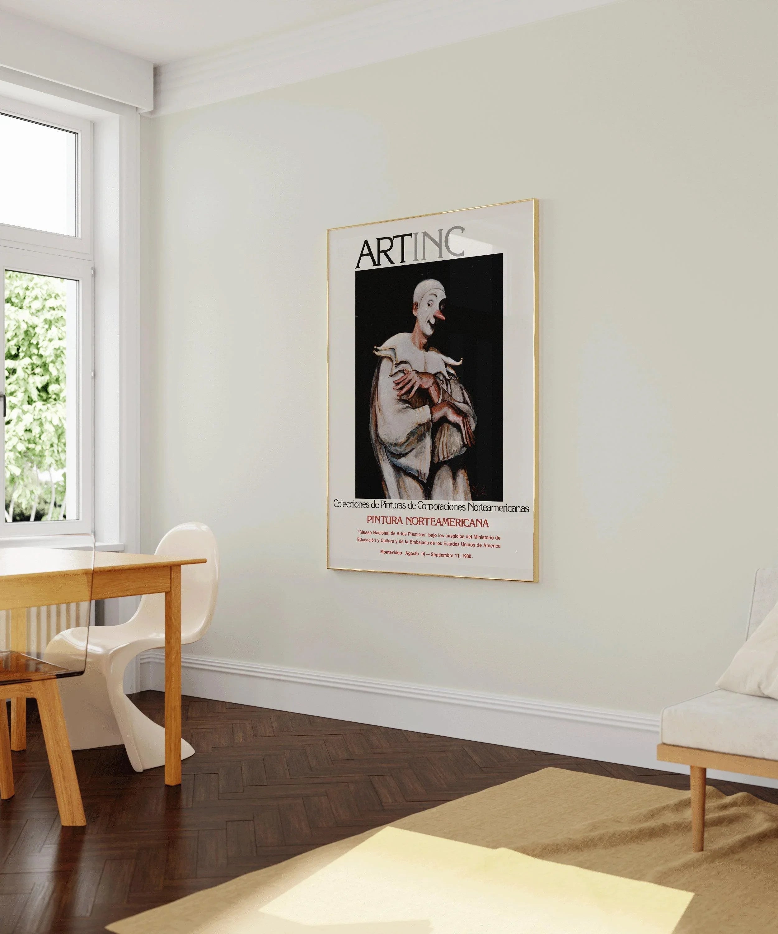 Vintage Poster - ART INC (USIA Poster in Spanish) | Available handframed or unframed