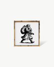 Vintage Santa - Framed Christmas Print