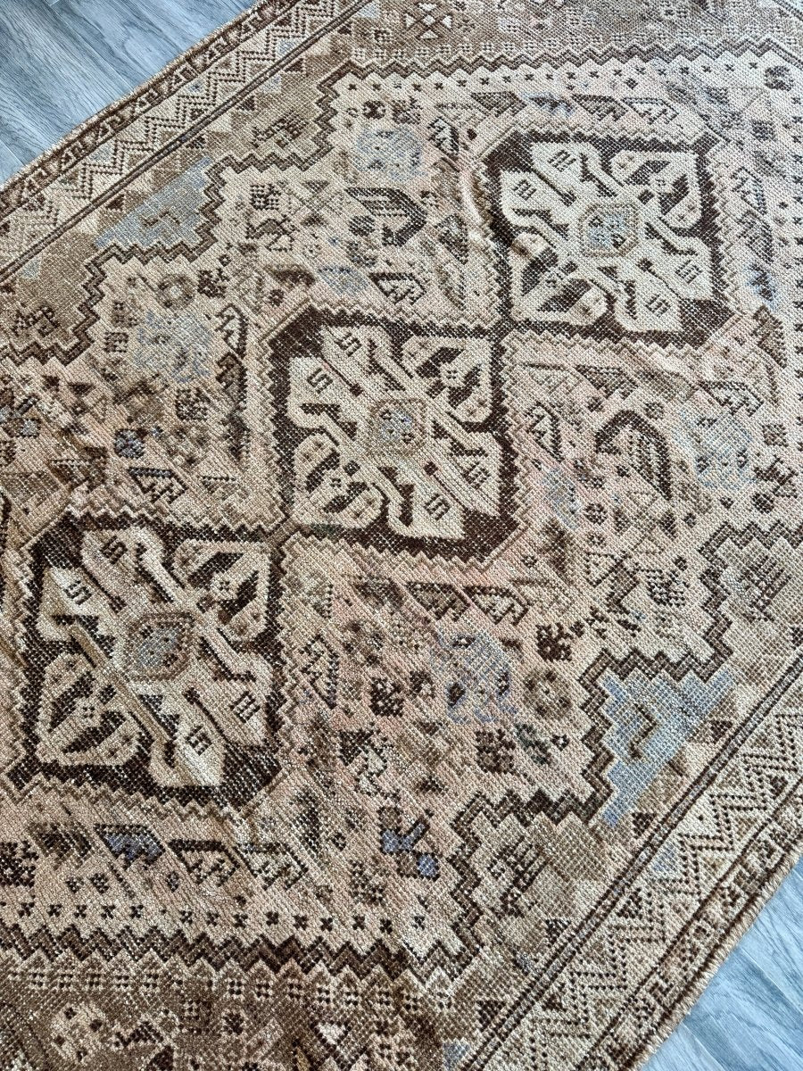 On hold for a client - Vintage Shiraz Rug | 5' 7