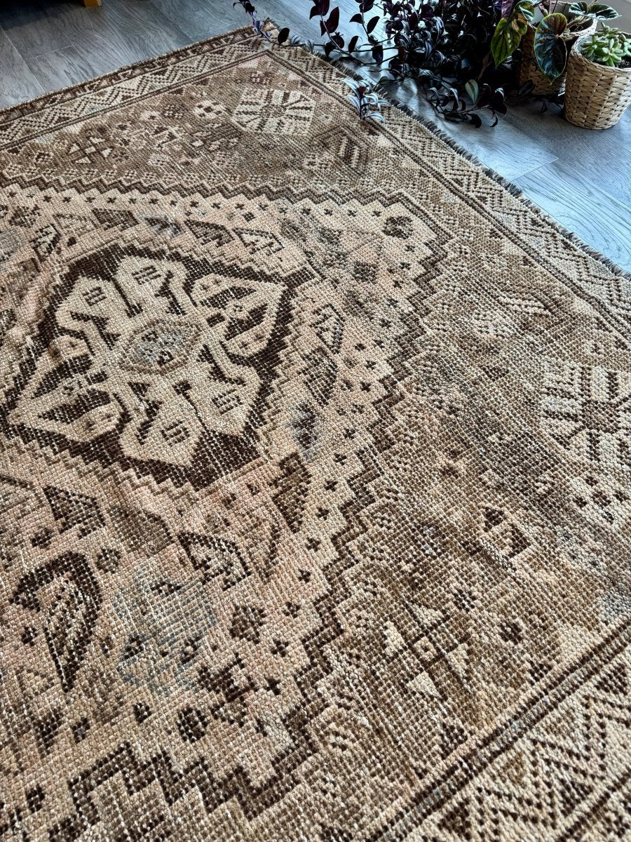 On hold for a client - Vintage Shiraz Rug | 5' 7