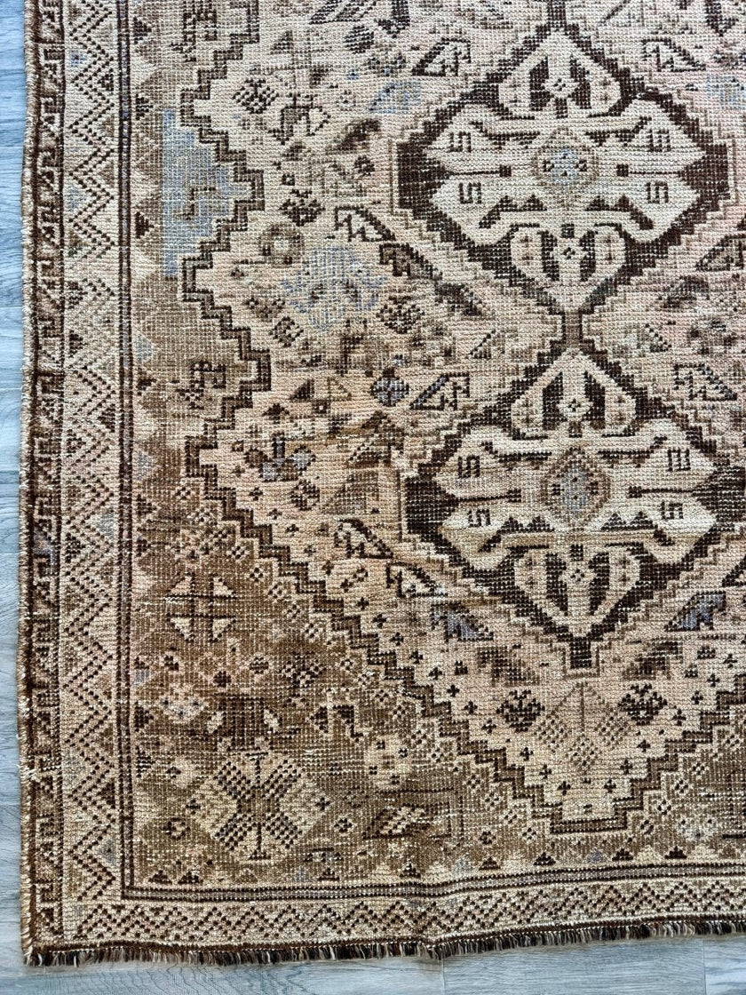 On hold for a client - Vintage Shiraz Rug | 5' 7