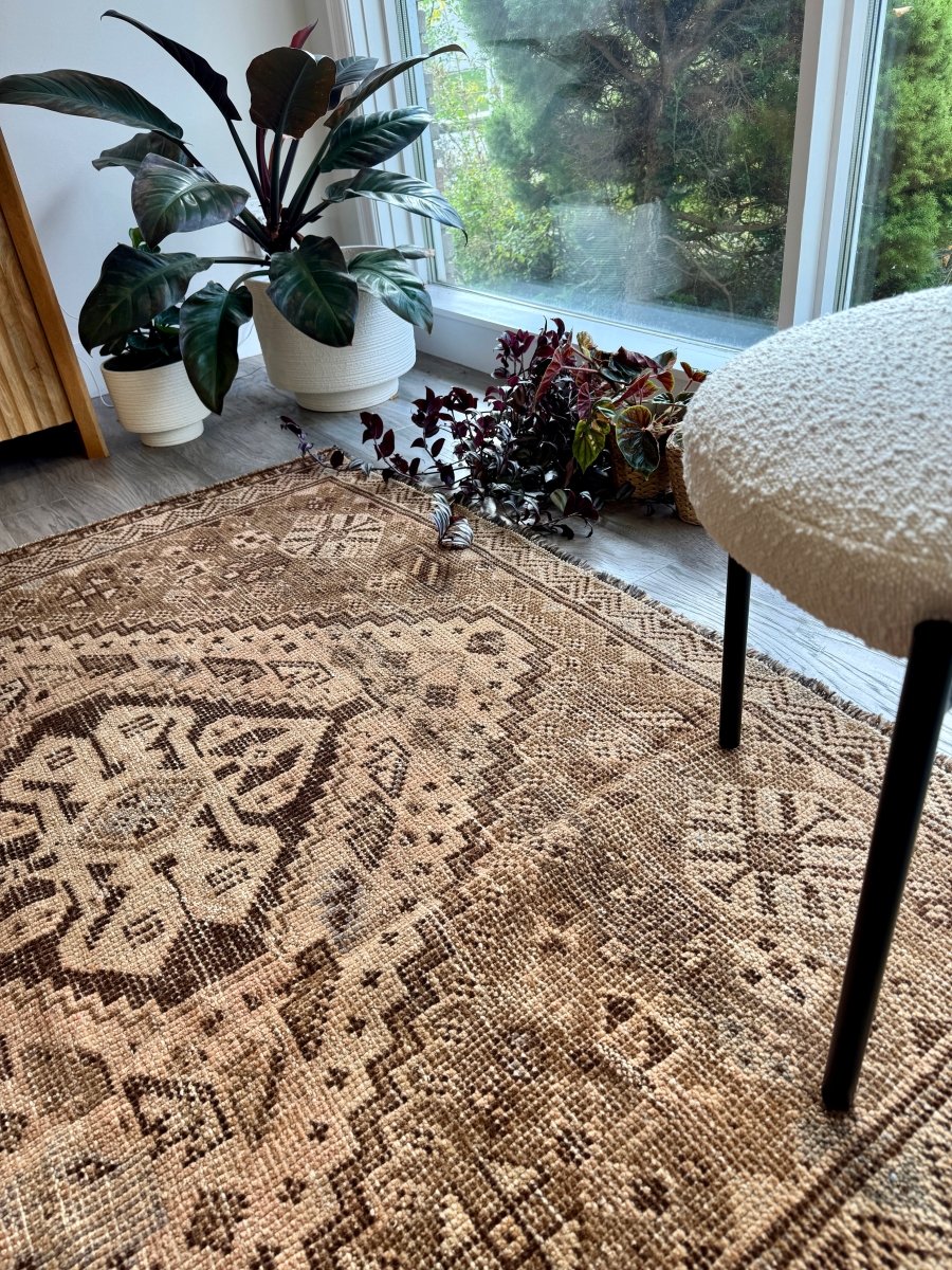 On hold for a client - Vintage Shiraz Rug | 5' 7