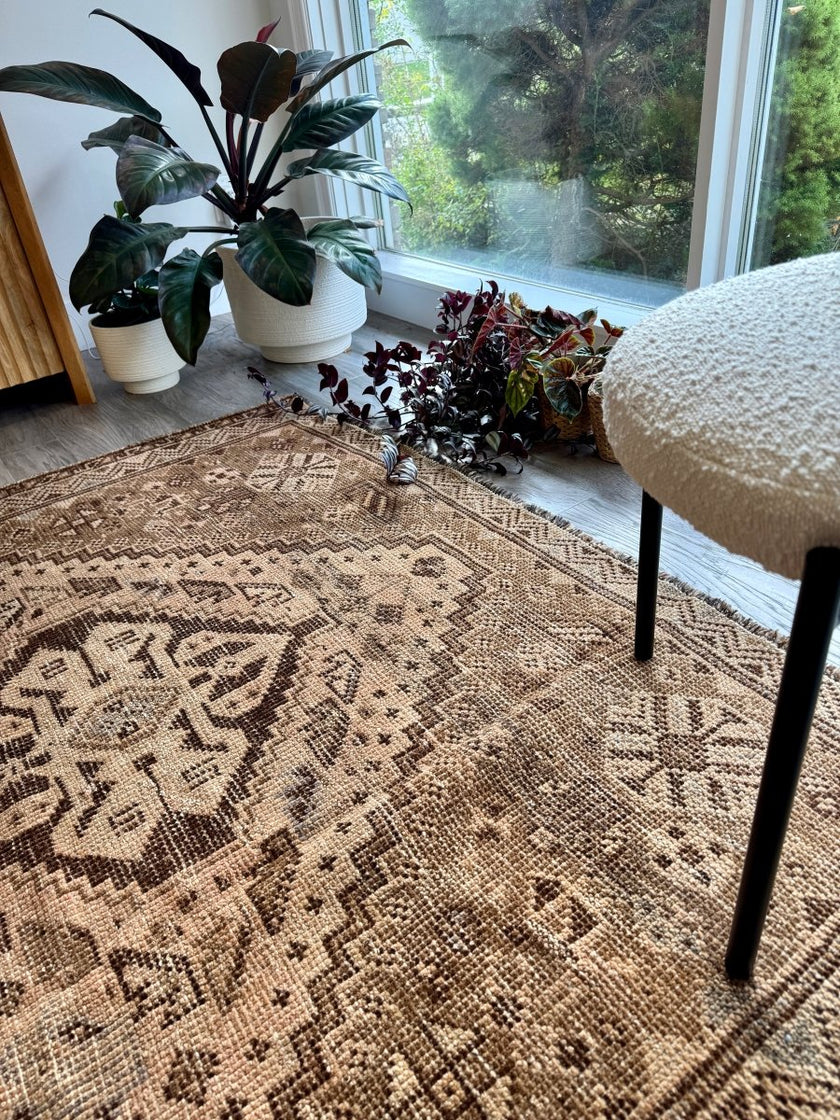 On hold for a client - Vintage Shiraz Rug | 5' 7