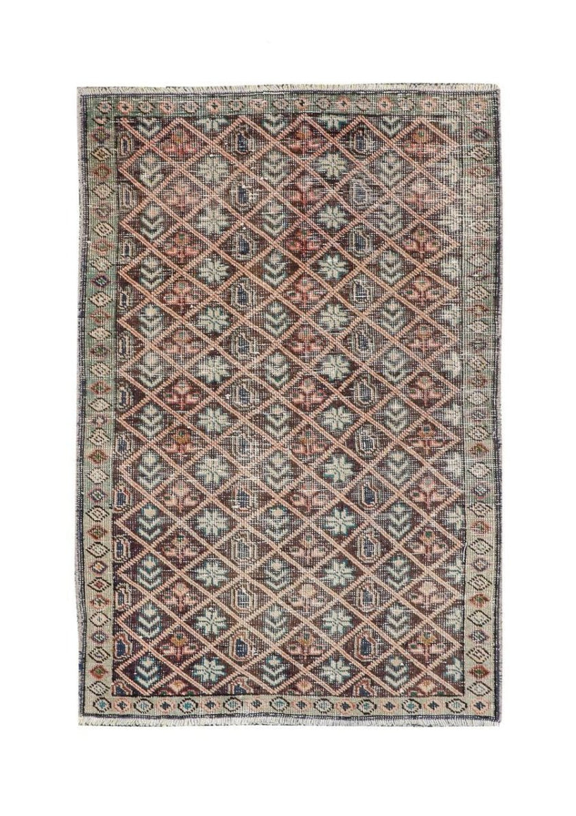 Vintage Tabriz Rug | 2' 11