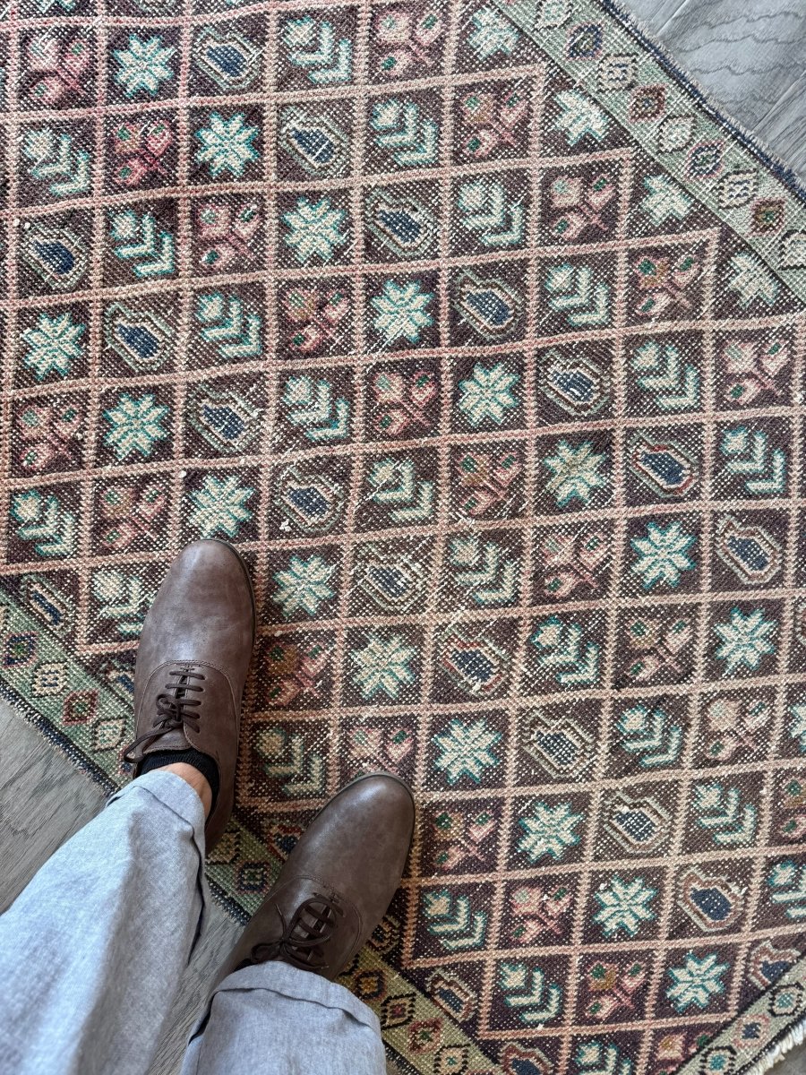 Vintage Tabriz Rug | 2' 11