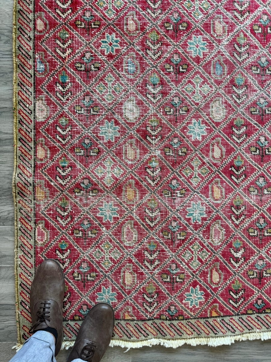 Vintage Tabriz Rug | 3' 1