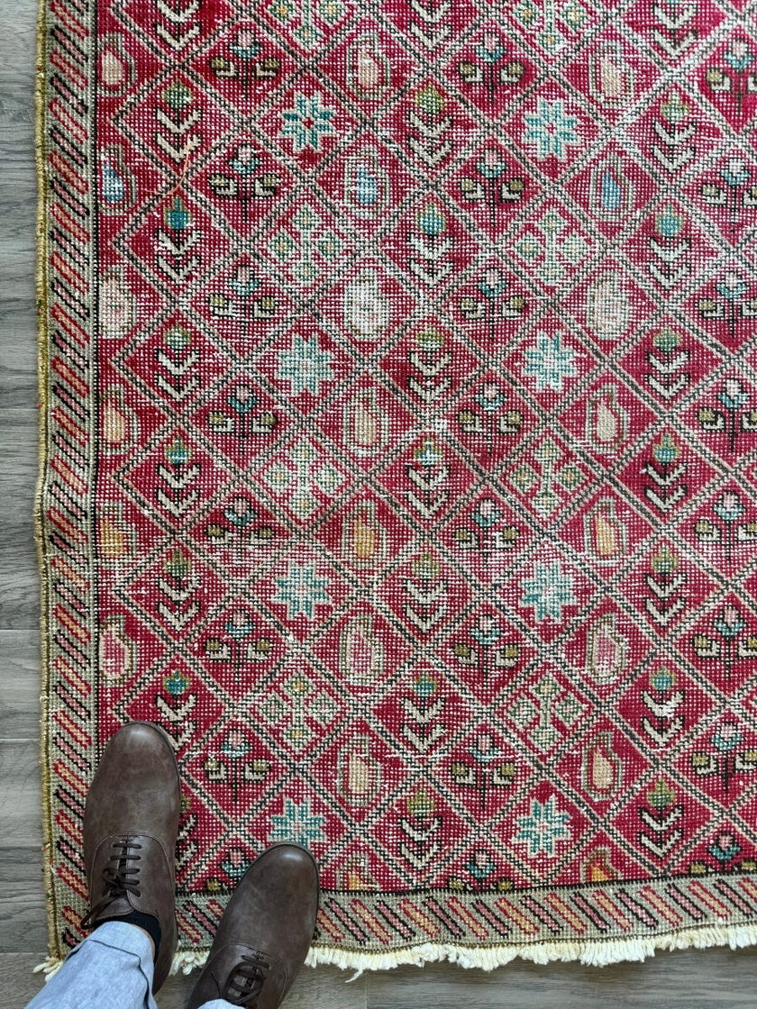 Vintage Tabriz Rug | 3' 1