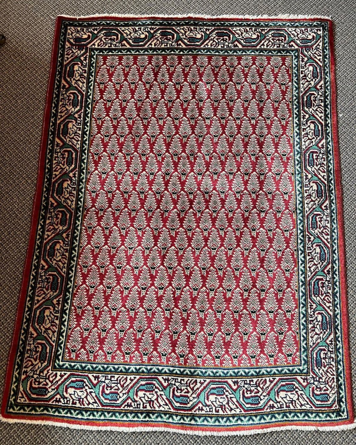 Vintage Tabriz Rug | 5' x 3