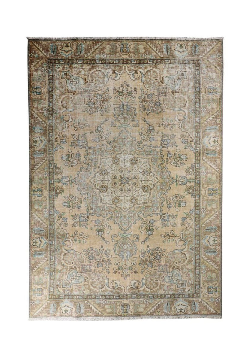 Vintage Tabriz Rug | 6' 1