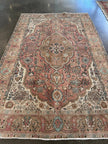 On hold for Kristen | Vintage Tabriz Rug | 6' 4