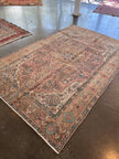 On hold for Kristen | Vintage Tabriz Rug | 6' 4