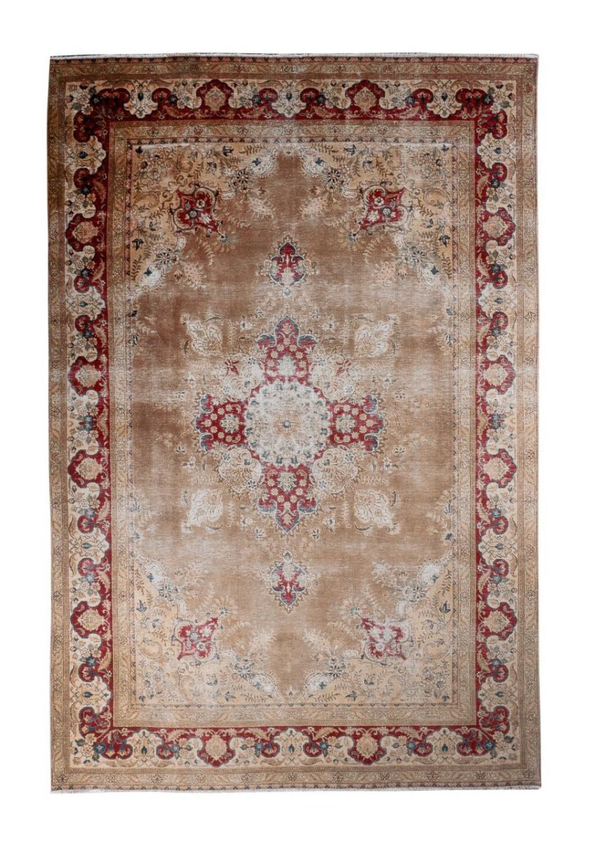 Vintage Tabriz Rug | 7' 5