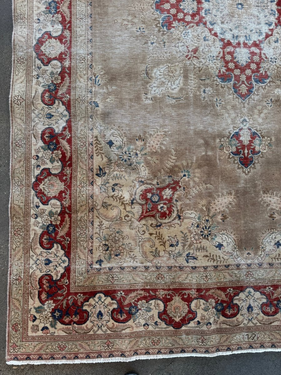 Vintage Tabriz Rug | 7' 5