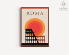 Vintage Travel Poster - Rome | Available handframed or unframed