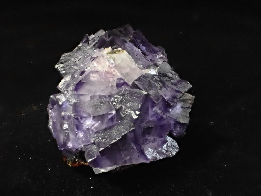 Violet Fluorite with Sphalerite – Elmwood Mine, Tennessee, USA