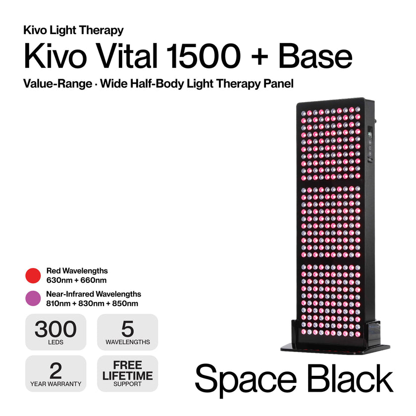 Kivo Vital 1500: Medium Wide Body Red Light Therapy Panel