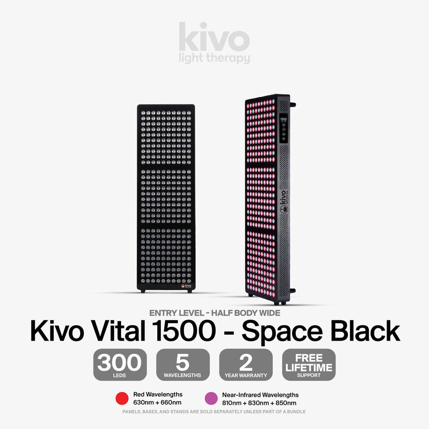 Kivo Vital 1500: Medium Wide Body Red Light Therapy Panel