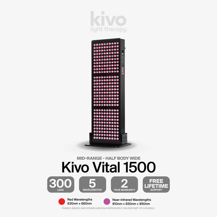 Kivo Vital 1500: Medium Wide Body Red Light Therapy Panel