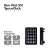 Kivo Vital 300: Portable Small Red Light Therapy Panel + Integrated Stand