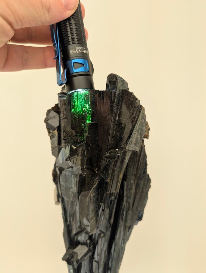 Vivianite Crystal - 1.9kg, 38cm Tall - Cabeca do Cachorro Claim, Amazonas, Brazil