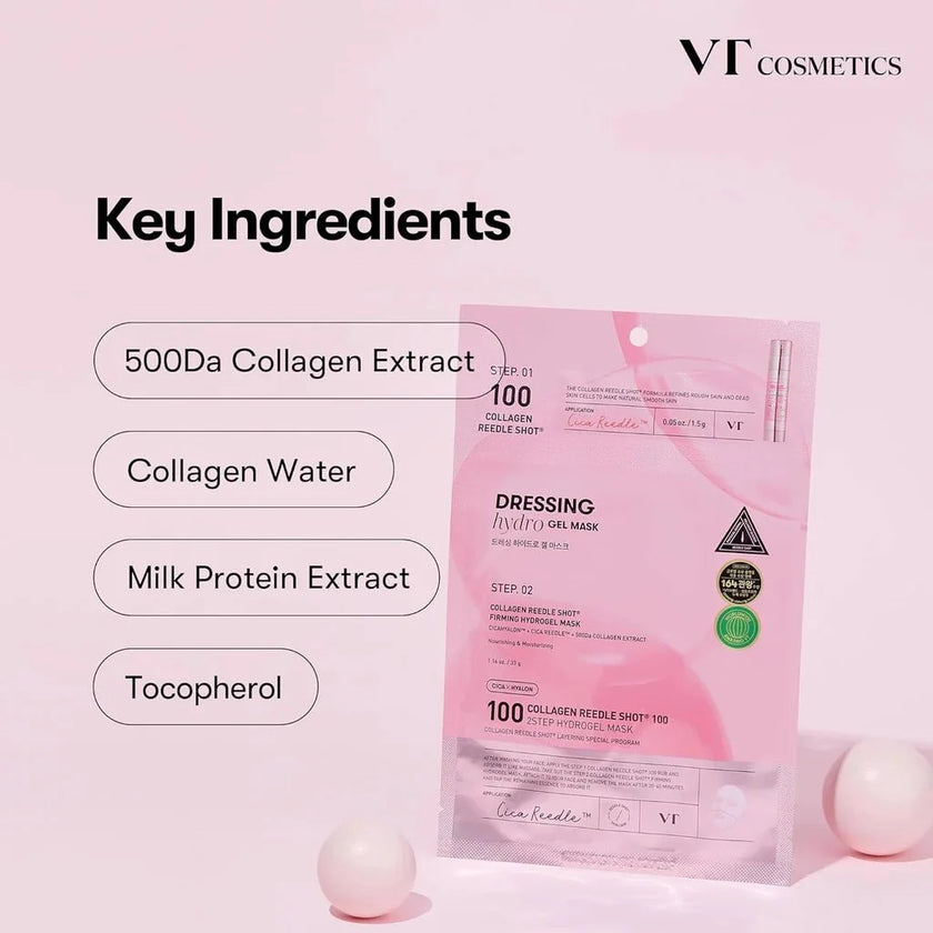 VT Collagen Reedle Shot 100 2-Step Hydrogel Mask 36g