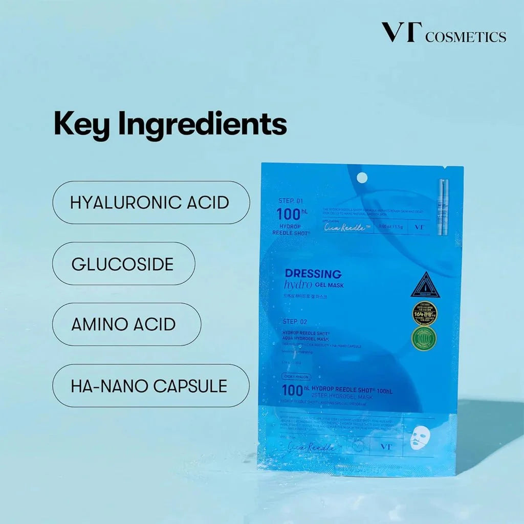 VT Hydrop Reedle Shot 100 2-Step Hydrogel Mask 36g