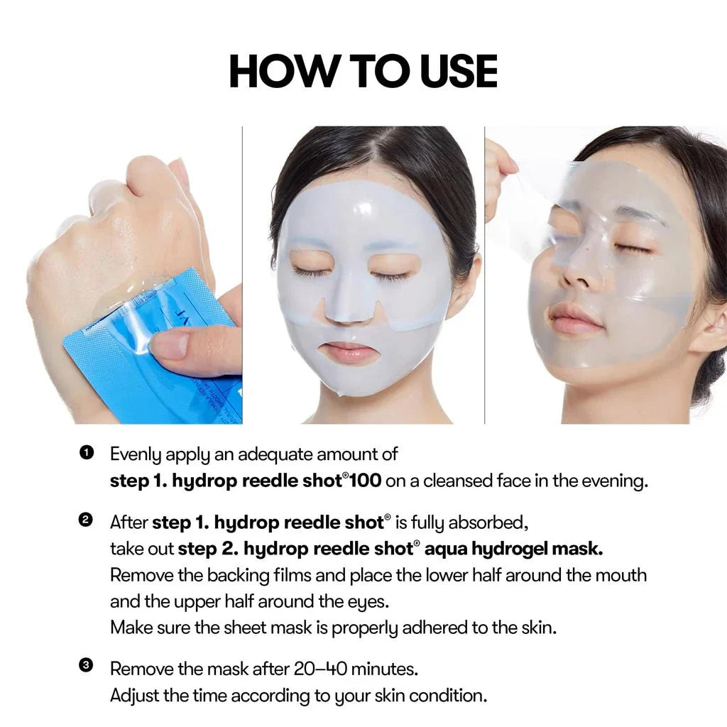 VT Hydrop Reedle Shot 100 2-Step Hydrogel Mask 36g