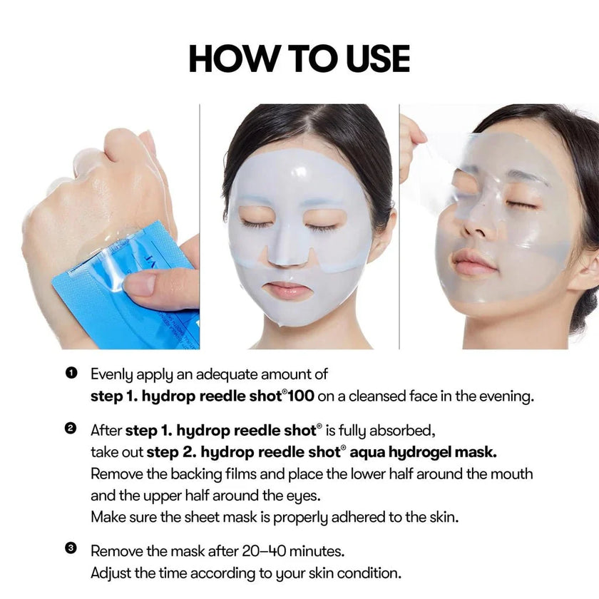 VT Hydrop Reedle Shot 100 2-Step Hydrogel Mask 36g