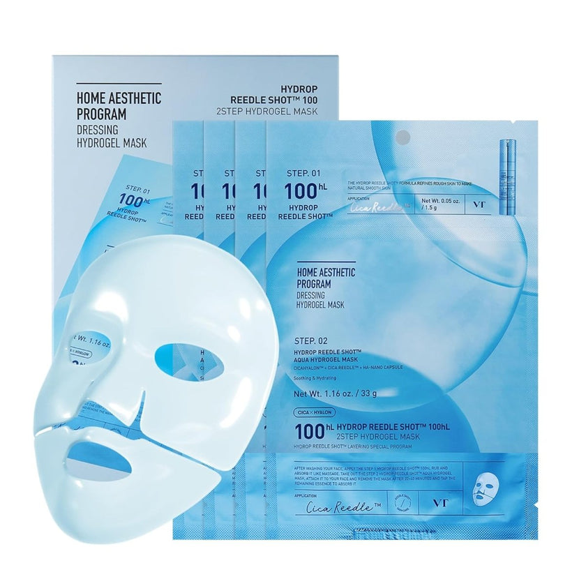 VT Hydrop Reedle Shot 100 2-Step Hydrogel Mask 36g