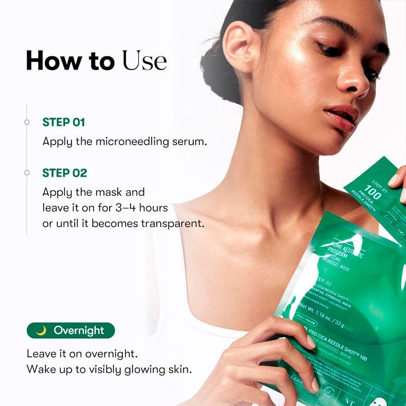VT Pro Cica Reedle Shot 100 2-Step Hydrogel Mask 36g
