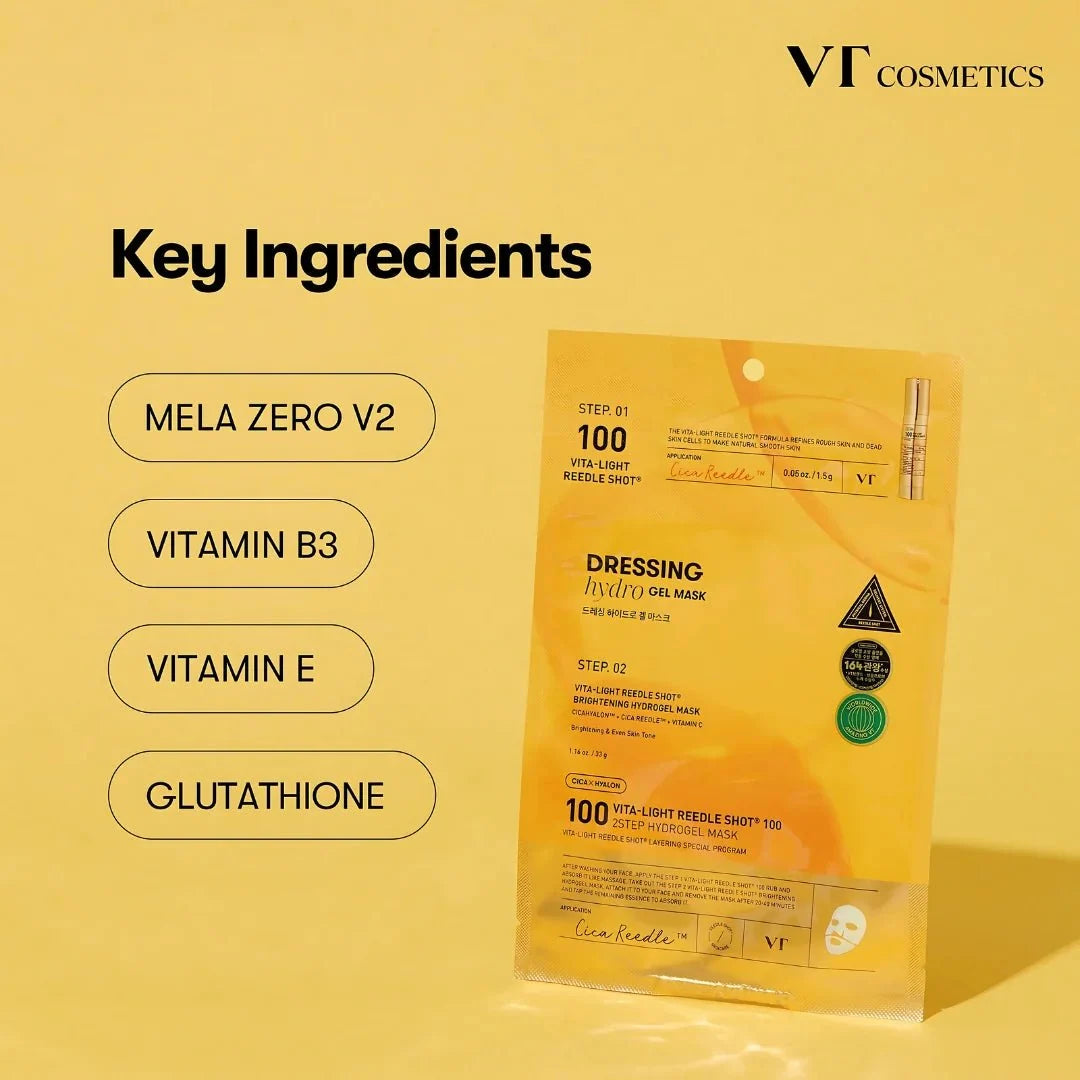 VT Vita-Light Reedle Shot 100 2-Step Hydrogel Mask 36g